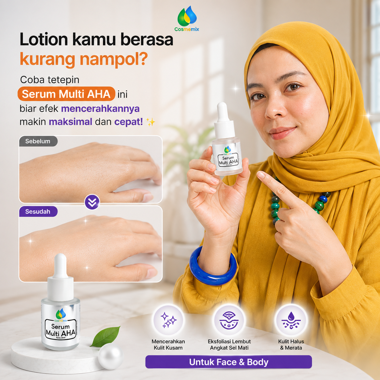 Cosmemix Multi AHA Serum 20ml