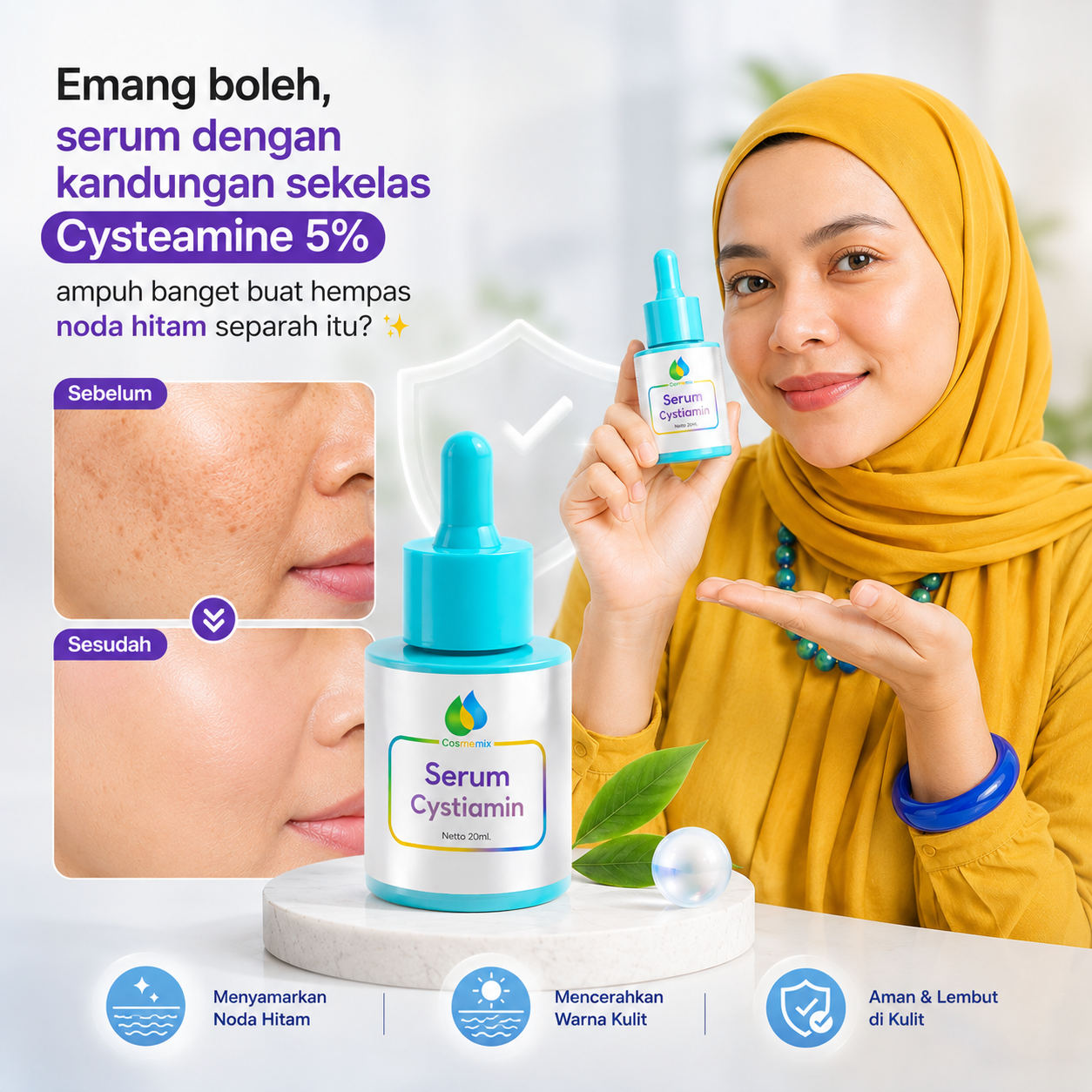 Cosmemix Cystiamine Serum 20ml