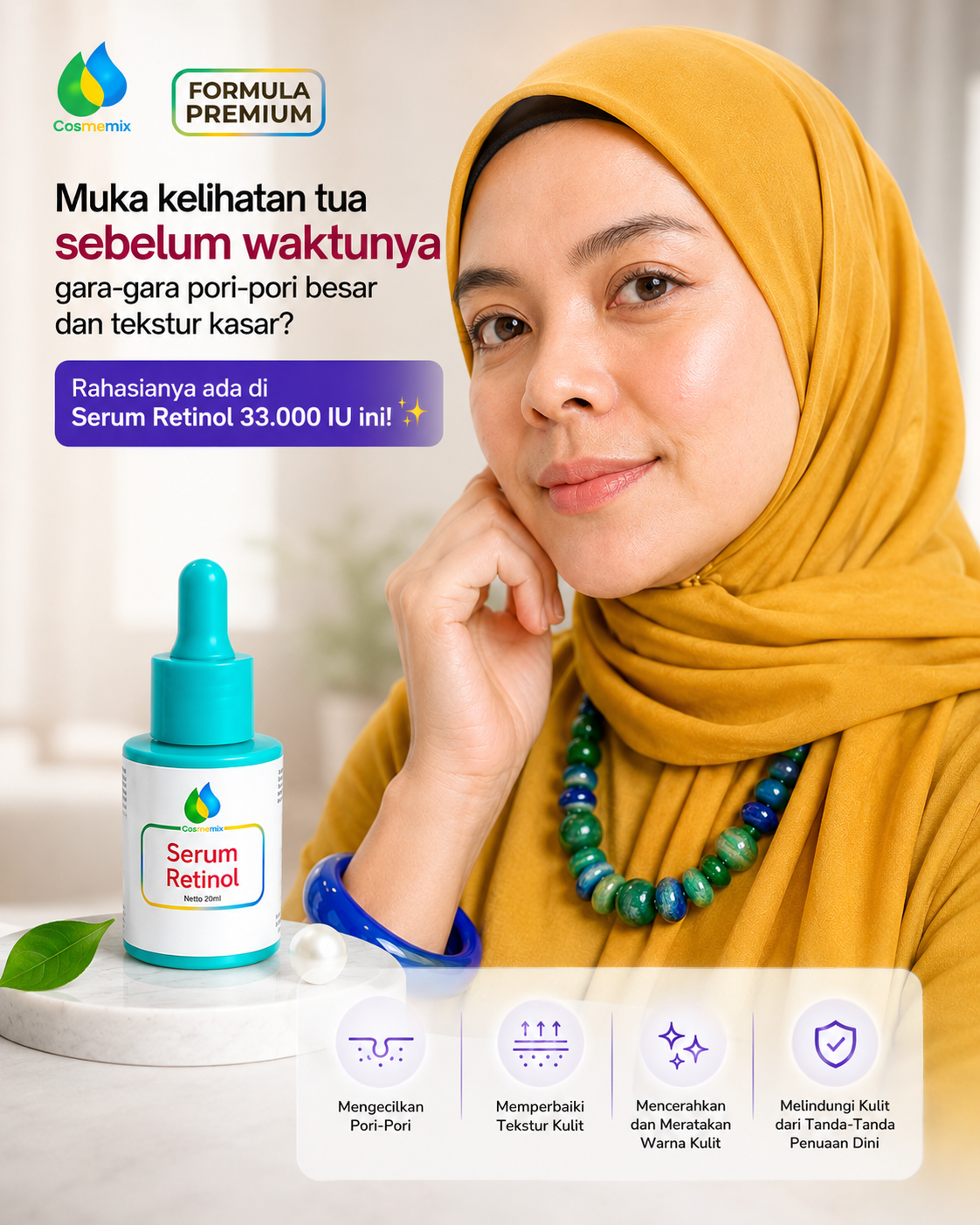 Cosmemix Retino 33.000IU Serum 20ml