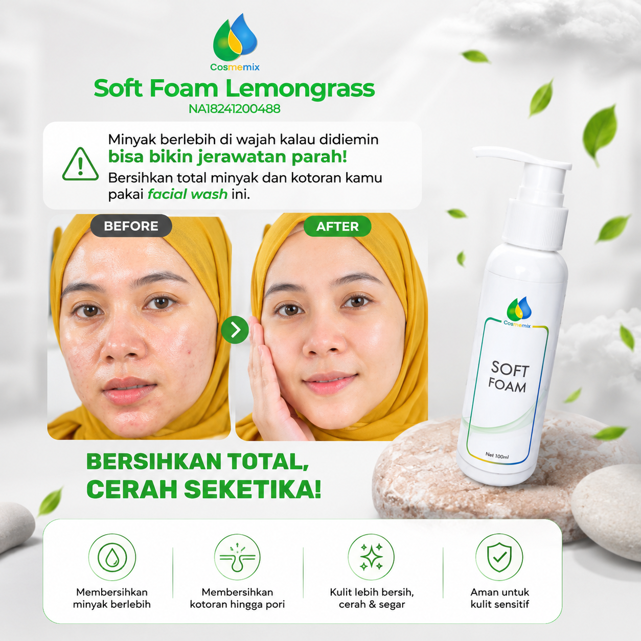 Cosmemix Soft Foam 100ml