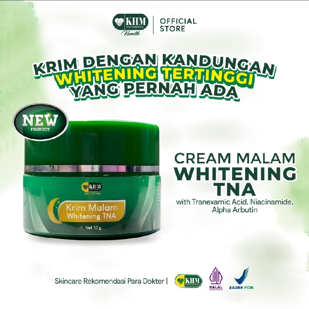 Krim malam whitening TNA